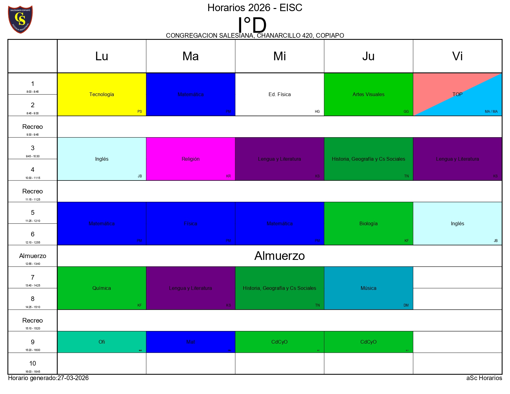 HORARIOS 2026 CURSOS 1 page 0006
