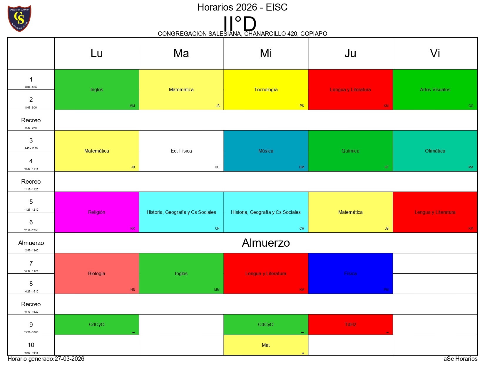 HORARIOS 2026 CURSOS 1 page 0011