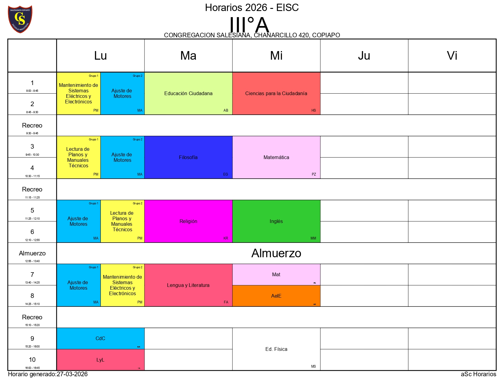 HORARIOS 2026 CURSOS 1 page 0013