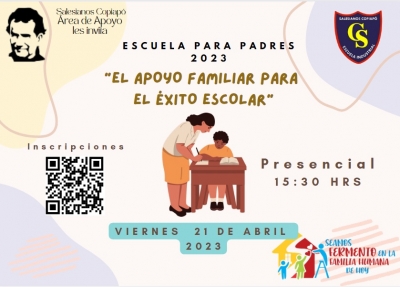 &quot;Escuela para Padres&quot; comenzará: ¡Inscribirse Apoderados/as!