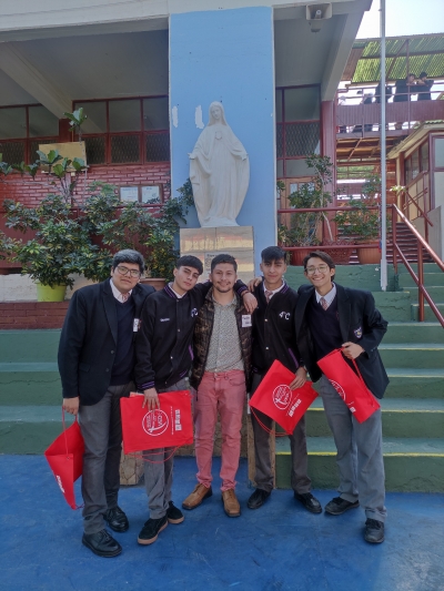 Alumnos celebraron a San Alberto Hurtado en Vicaría