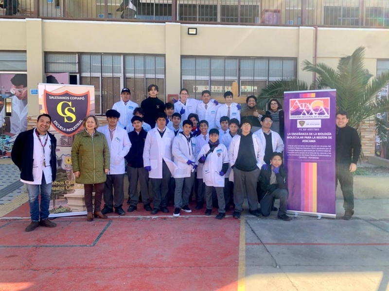 Estudiantes de Salesianos Copiapó participan en taller de Biología Molecular dictado por profesionales de la UDA